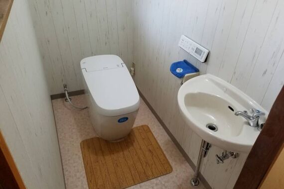 施工写真　トイレ